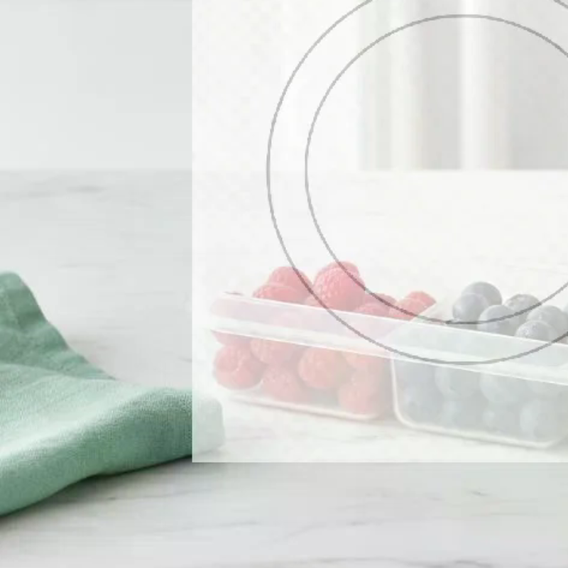 Food Packed Snacks - Stackable Refrigerator Freezer Organizer 1 Pack