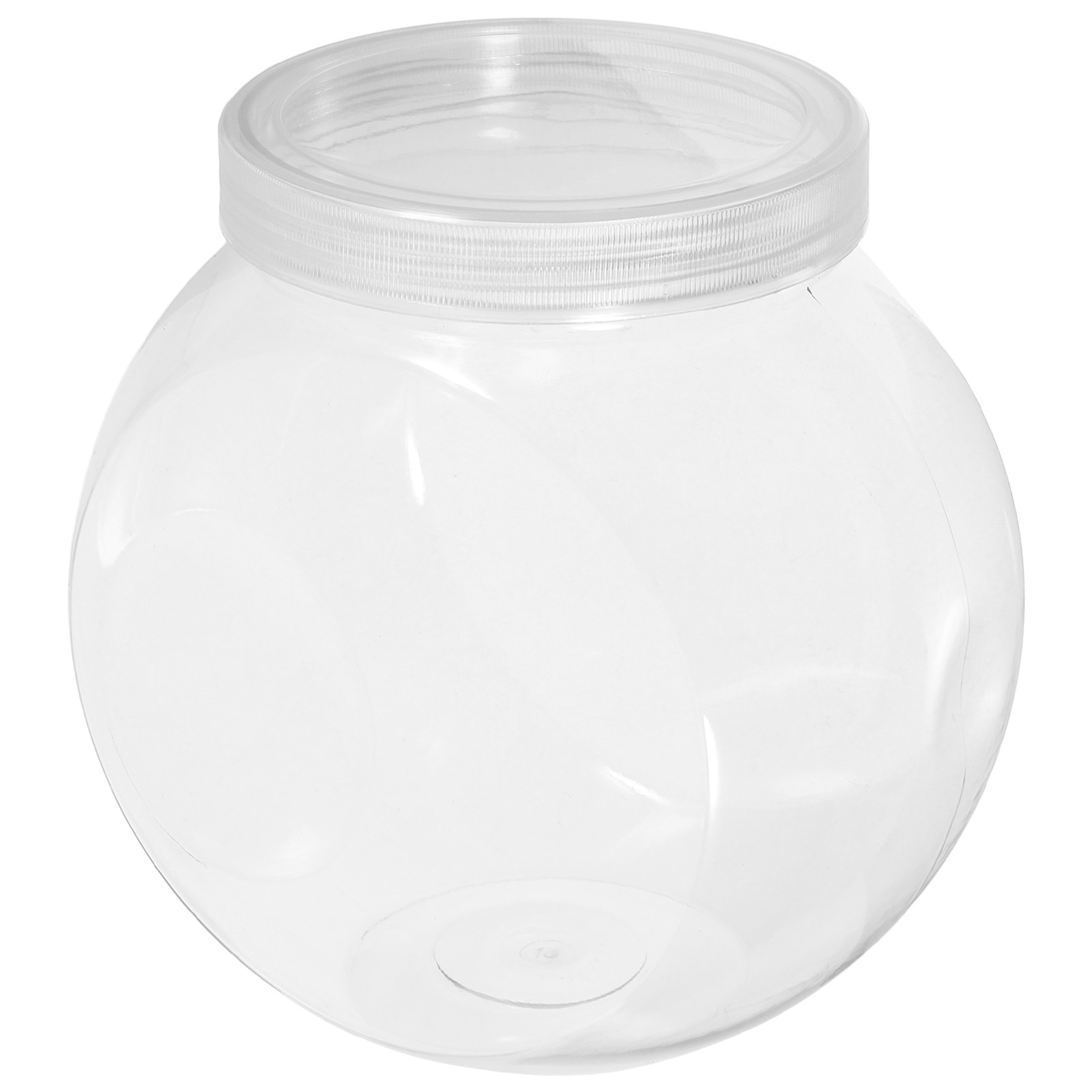 Dry Food Snacks - 3Pcs Clear Sweet Jar 1500Ml Round