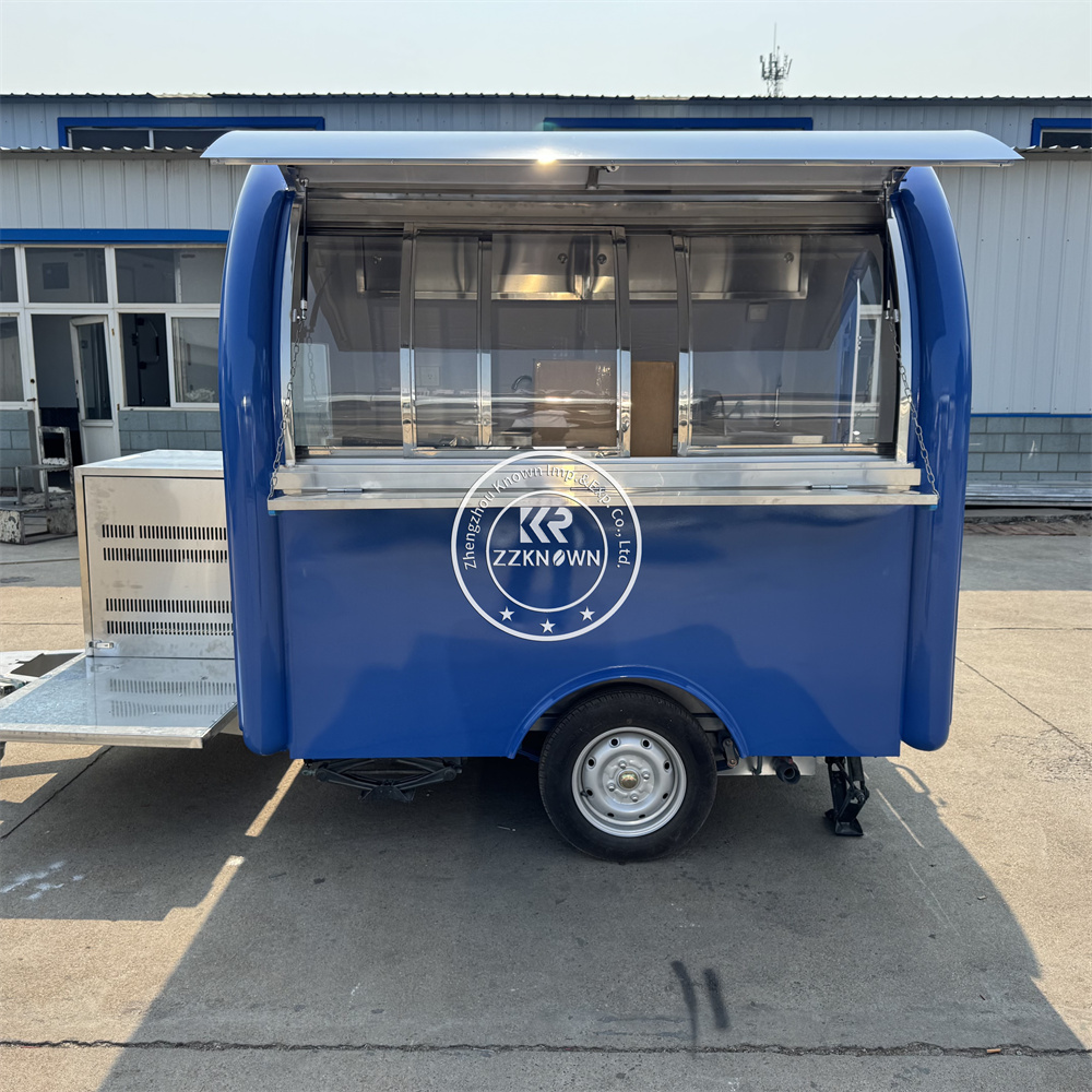 Food Snacks Vending Machine - Outdoor Mobile Bar Trailer Truck Street