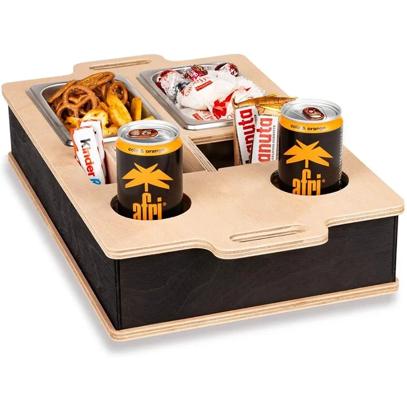 Rectangle Bamboo Tray Desktop  - Food Snacks Drinks review and price