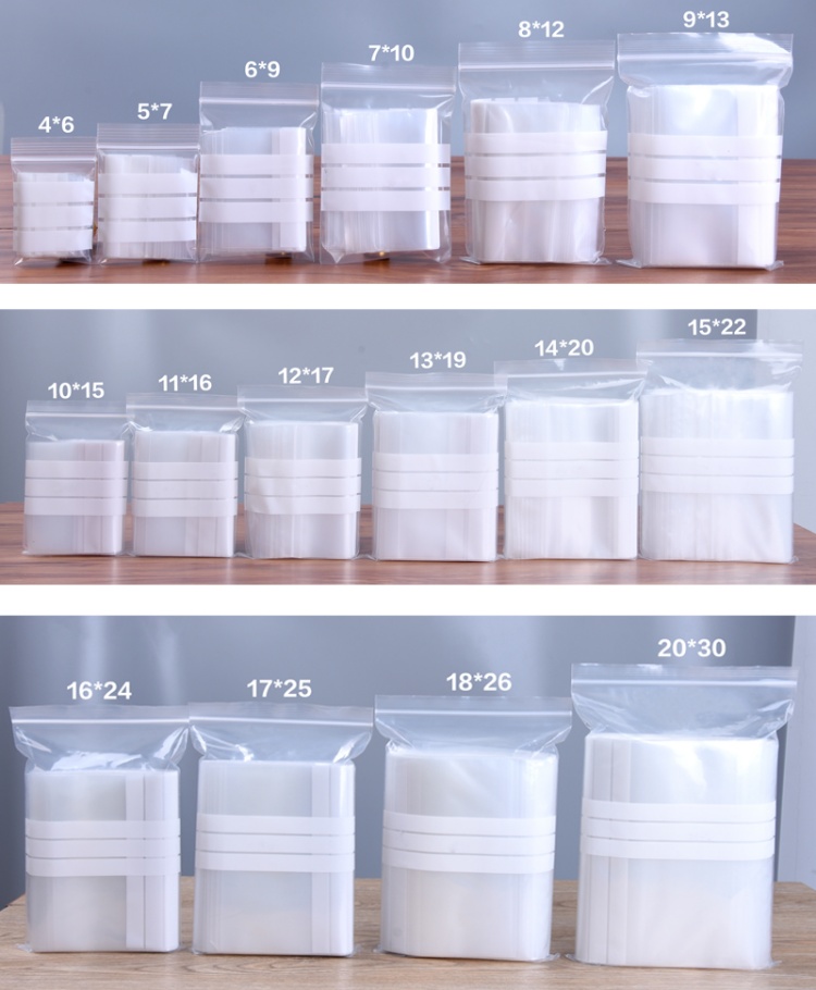 200PCS PE Clear Plastic Writin - Logo Food Snack review and price