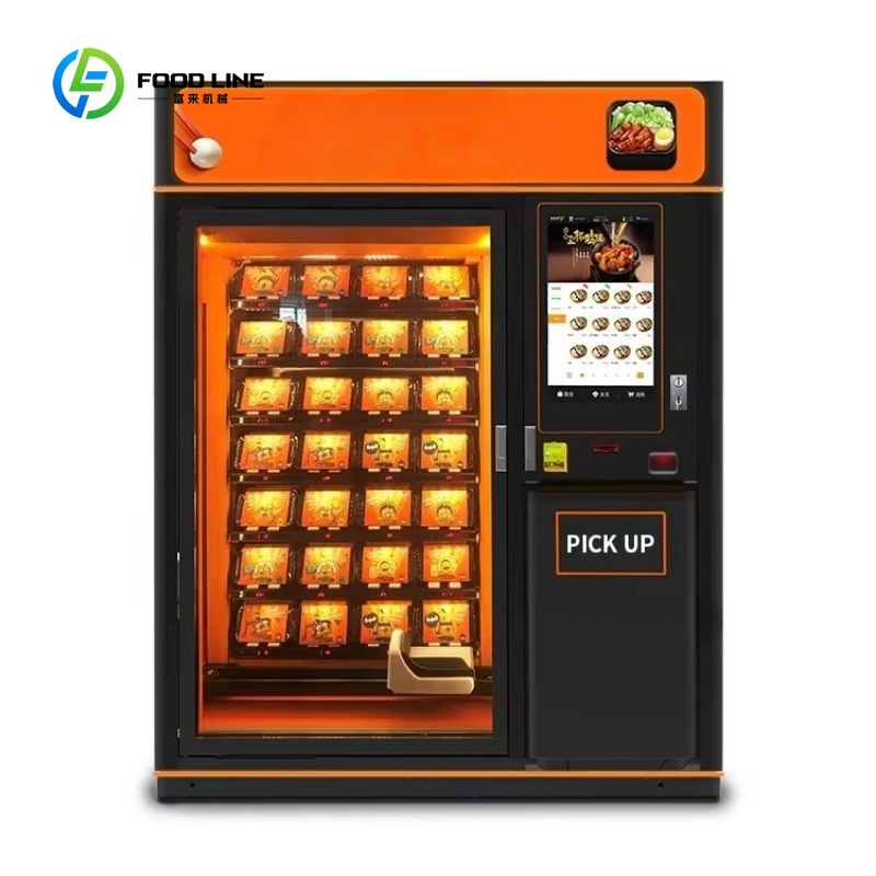 Customized Hot Food Vending Ma - Food Snacks Vending Machine review and price