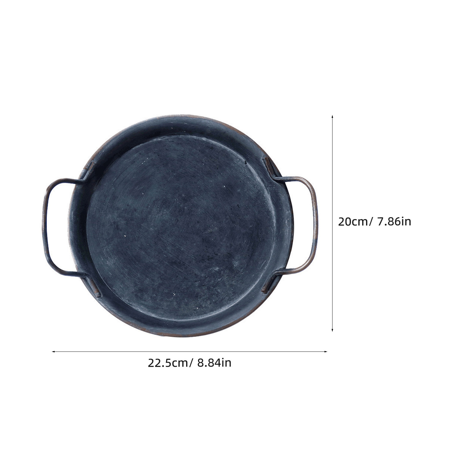 1Pcs Rustic Iron Storage Tray  - Food Snacks With Iron review and price
