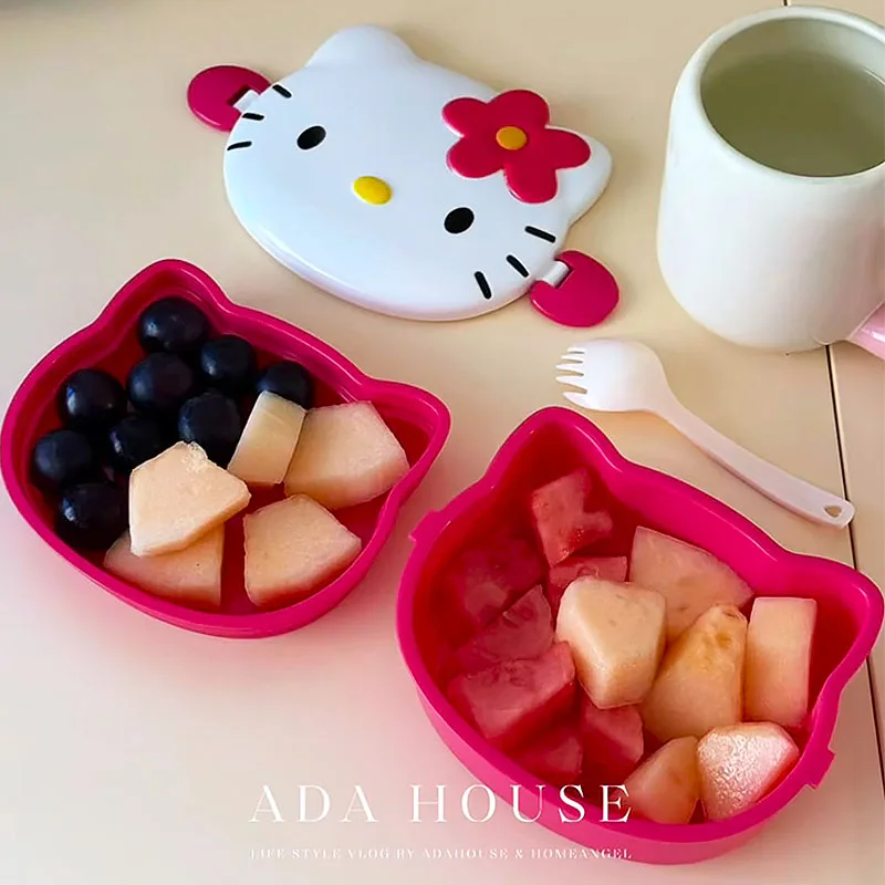 Cute Hello Kitty Shaped Lunch  - Dry Food Snacks review and price